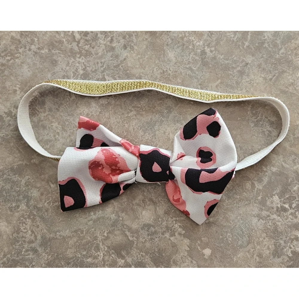 Lot Of 6 Baby Hair Bow‎ Ties One Is New With Tag/packaging.